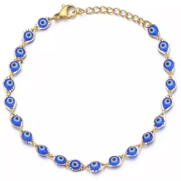 Blue Evil Eye Bracelet - Picture 1 of 1